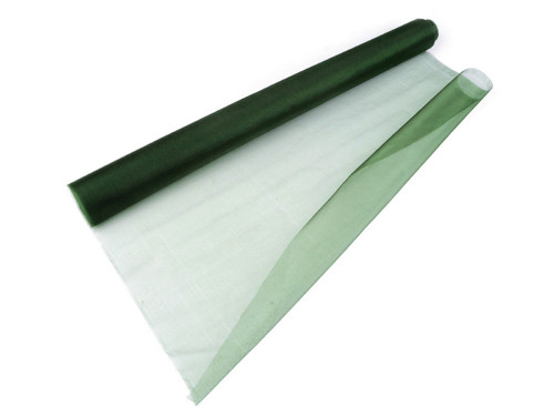 Organza šíře 72 cm (1m) - zelená