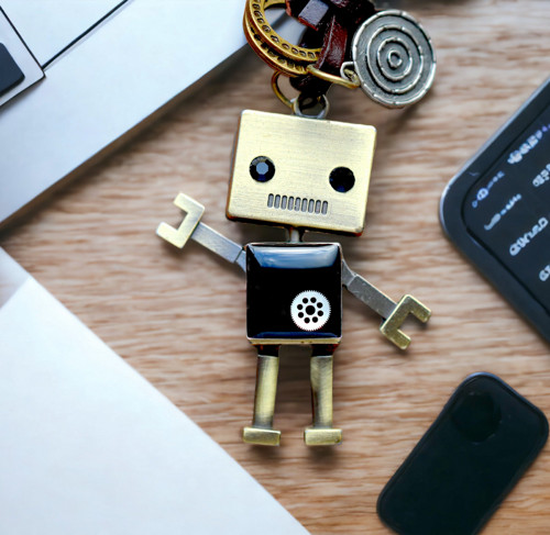 Robot - klíčenka — foto 1