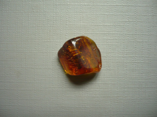 Troml. kámen – jantar 13 mm, č.153f