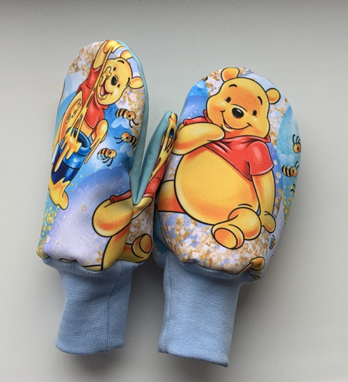 Softshellové rukavice-medový Méďa — foto 1