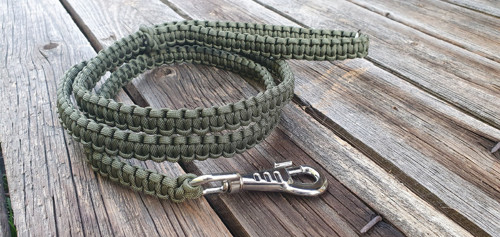 Vodítko PLACATÉ 1,5m Khaki