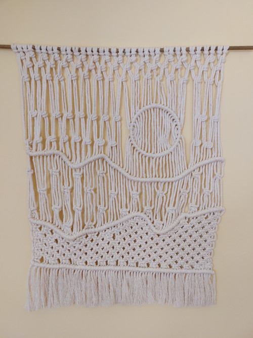 Macramé nástěnná dekorace