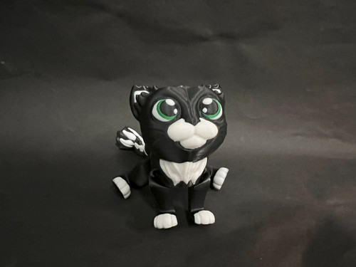 Kouzelná Černá Kočka - 11 cm - 3D Tisk — foto 1