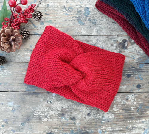 Dvouvrstvá čelenka, 50% merino — foto 1
