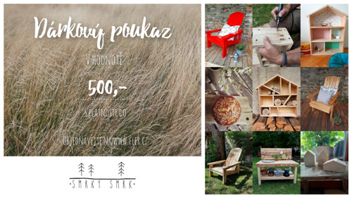 Dárkový poukaz v hodnotě 500,-