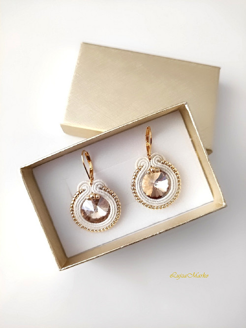 Zoe soutache/sutaš náušnice