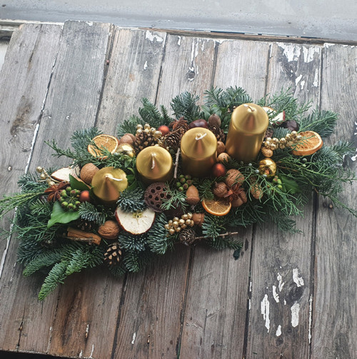 ADVENTNÍ SVÍCEN: zlaté vánoce