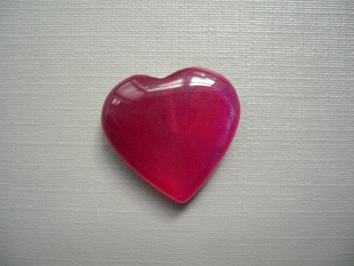 Vrt. srdíčko 20 mm - achát vínový, č.32f