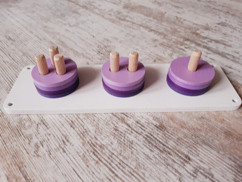 Dřevěná hrací deska s tvary SKLADEM