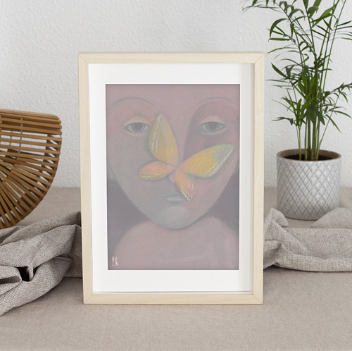 Žluťásek / digitální print / A4-A2