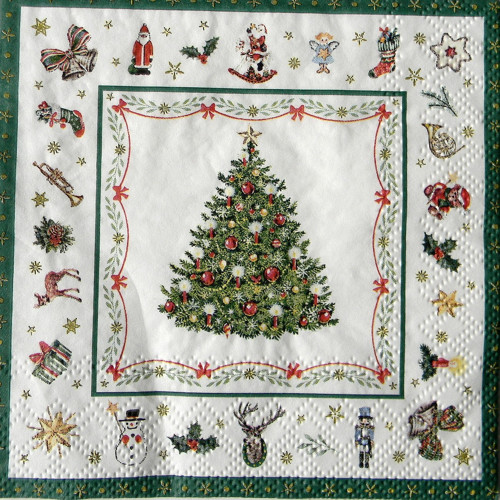 Vánoční ubrousek 25cm x 25cm