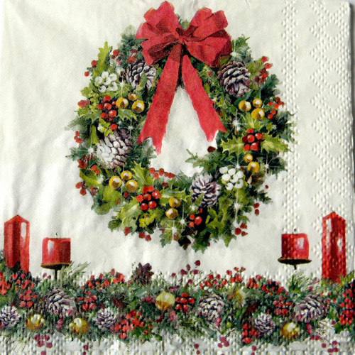 Vánoční ubrousek 25cm x 25cm — foto 1