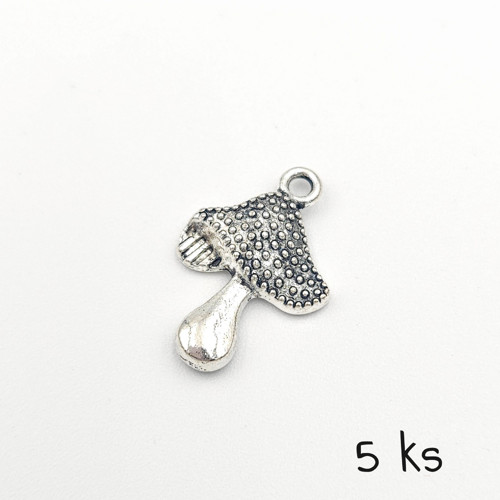 Muchomůrka velká, 20x14 mm, 5 ks
