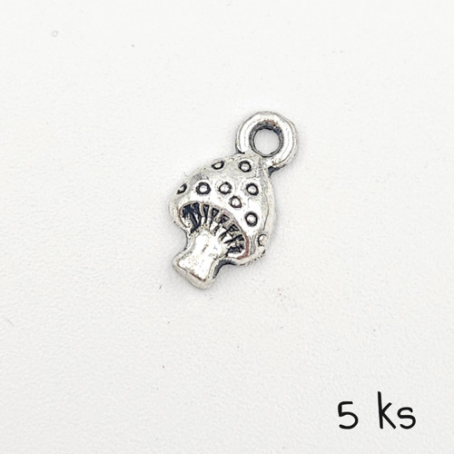Muchomůrka, 13x6 mm, 5 ks