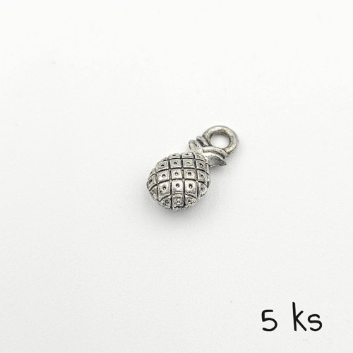 Ananas, 14x7x5 mm, 5 ks