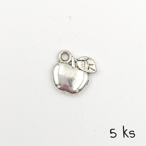 Jablíčko, 10x10 mm, 5 ks