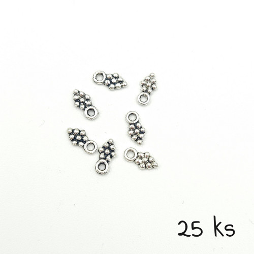 Hrozny malinké, 5x4 mm, 25 ks