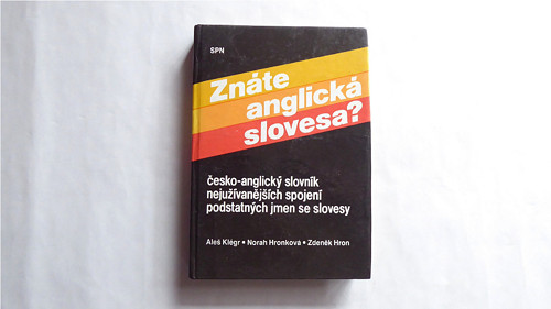 A933_ Znáte anglická slovesa?, slovník, 1990