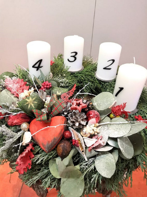 Adventní věneček č. 9