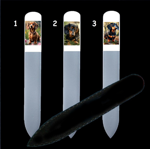 Jezevčík Skleněný Pilník Do Kabelky