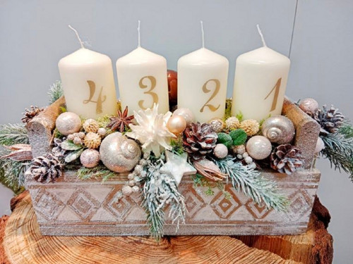 Adventní věneček č. 33
