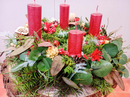 Adventní věneček č. 55