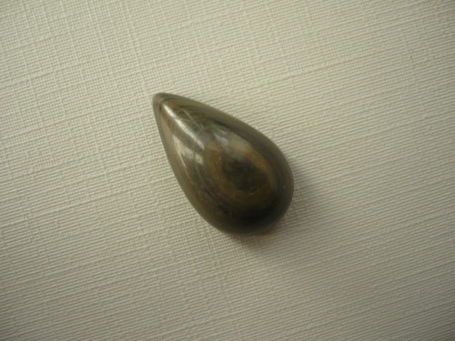 Kabošon - eye obsidián 21 mm, č.11f
