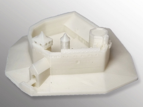 3D tisk modelu hradu Nový Hrad u Adamova
