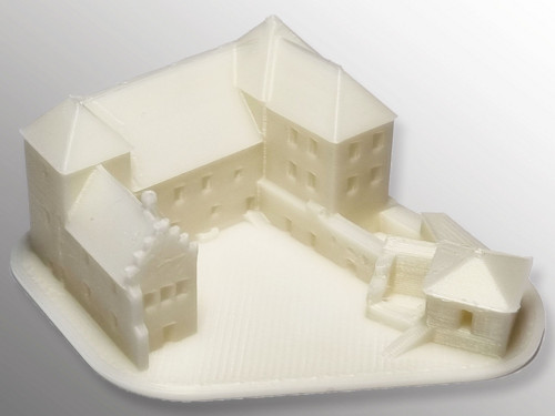 3D tisk modelu hradu Polná