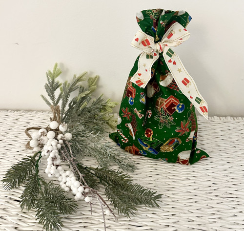 Zimní sáček 31cm - punčochy a dárky
