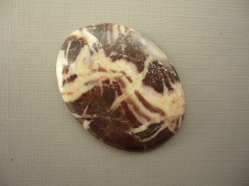 Kabošon - jaspis zebra 37 mm, č.22f