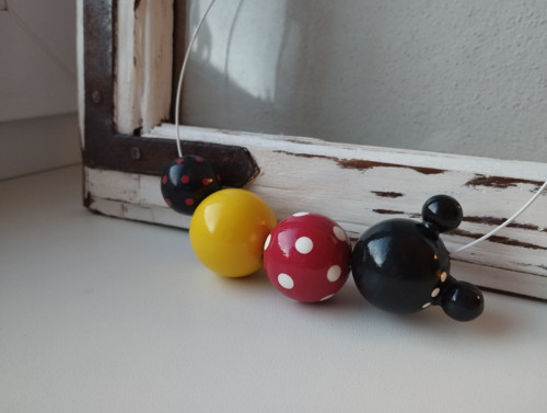Korálky No.II 3,3cm VÝPRODEJ — foto 1