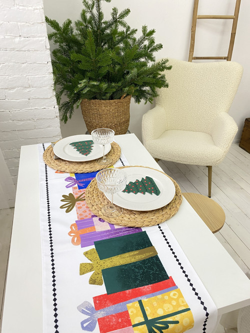 Vánoční ubrus 150х40 cm