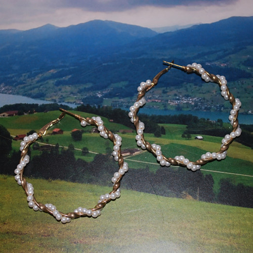 Kruhy s perličkami 17817 S5/B — foto 1