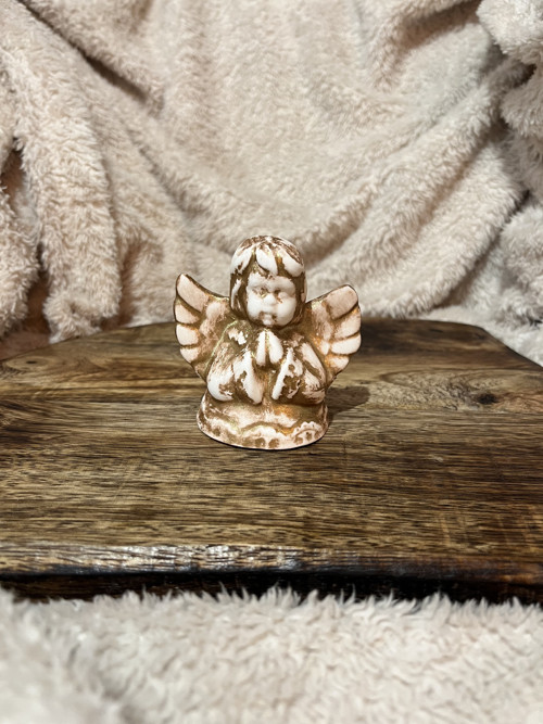 3D Andělský zvoneček (zlatá patina)