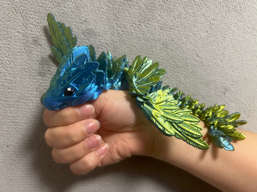 Mládě Opeřeného Hada - 25 cm - 3D Tisk — foto 1