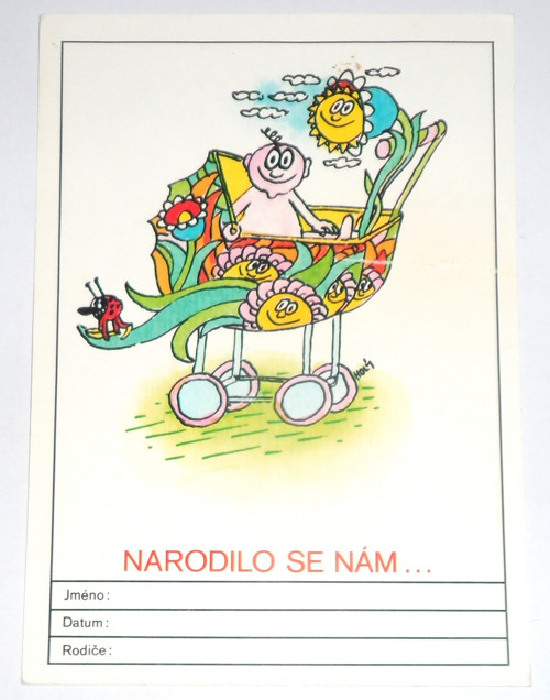 POHLEDNICE • Narodilo se nám ... — foto 1