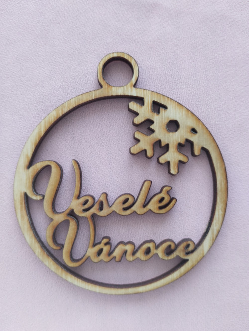 Baňka Veselé Vánoce