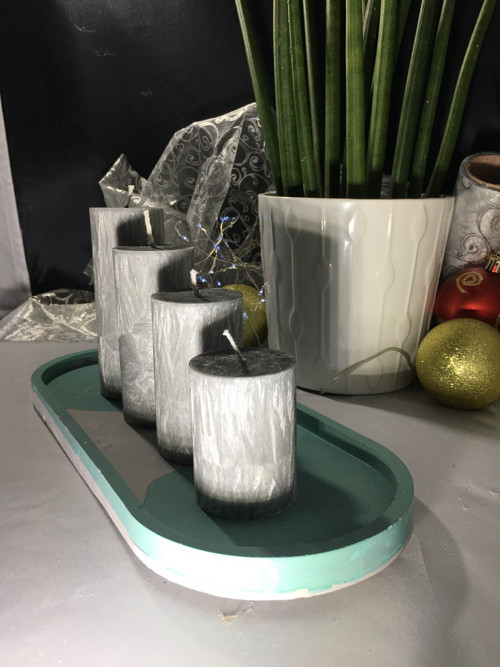 Palmové adventní schody- BEZ VŮNĚ - černé