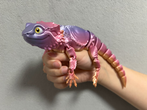 Agama Vousatá - 26 cm - 3D Tisk — foto 1
