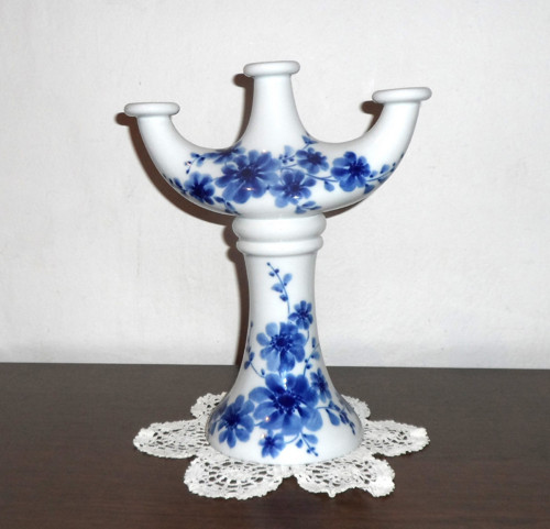 Porcelánový SVÍCEN, kobalt • Wallendorf 1764