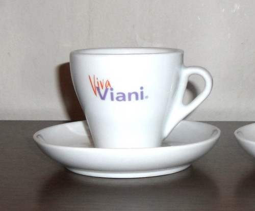 2x porcelán ŠÁLEK a PODŠÁLEK • Viva Viani