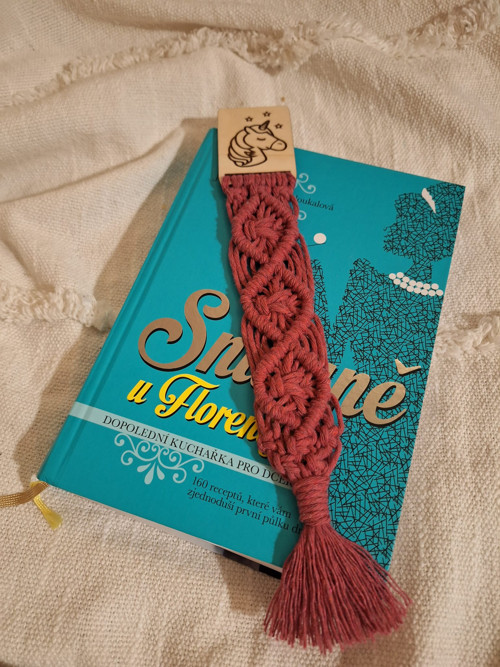 ZÁLOŽKA do knihy v boho stylu - jednorožec