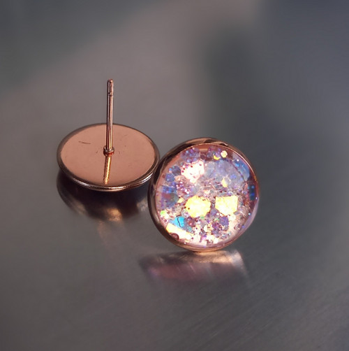 Růžovky třpytivé 14 mm