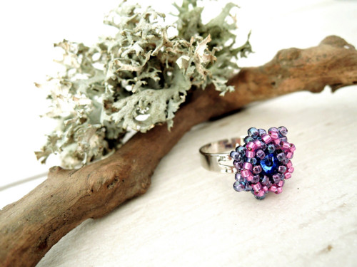 Swarovski prstýnek "Royal blue"- dětský! — foto 1