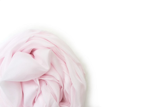 "powder rose" hedvábná šála, pléd 180x90