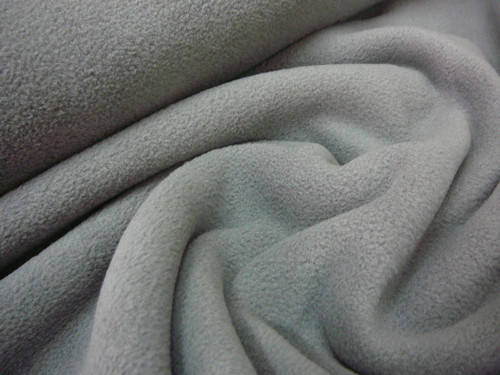 Fleece - středně šedý - šíře 150cm