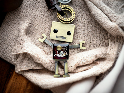 Robot - klíčenka — foto 1