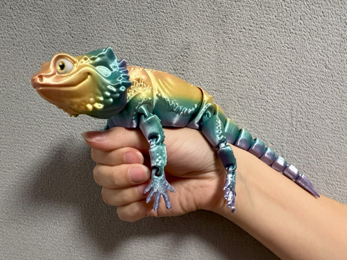 Agama Vousatá - 26 cm - 3D Tisk — foto 1