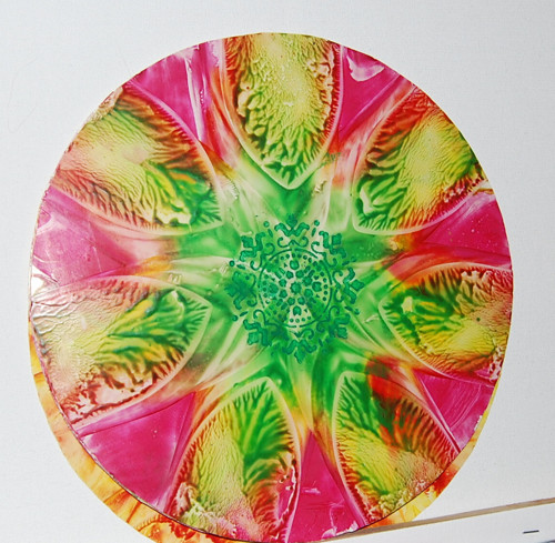 Mandala srdeční čakry
